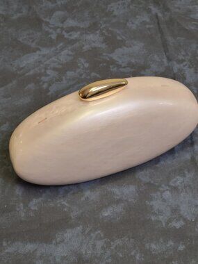 Minimalist White Pearl Clutch Purse | Women’s Elegant Evening Bag